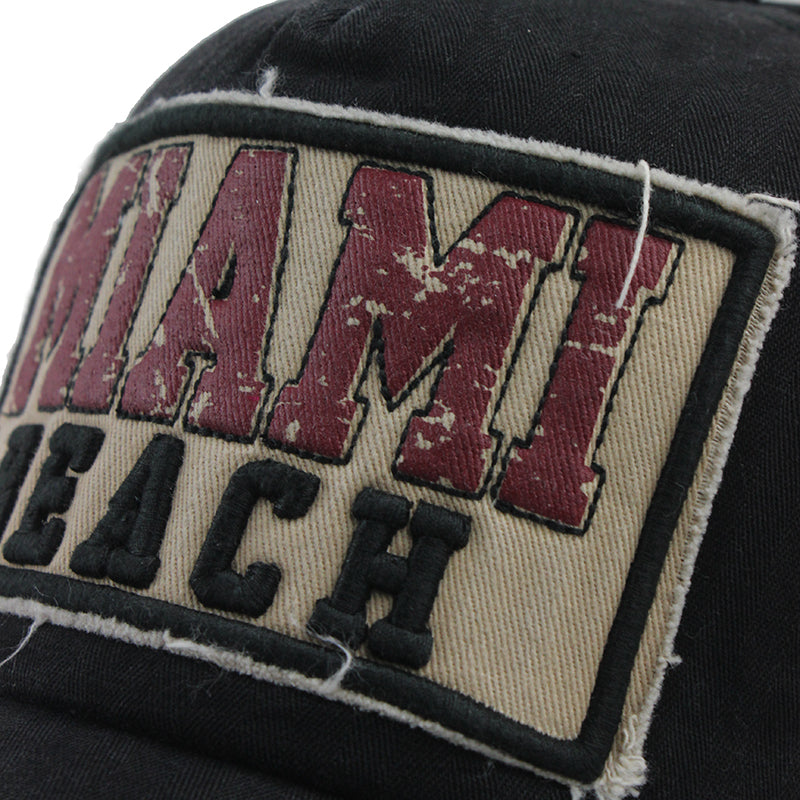 Miami Beach Trashed Svart Adjustable