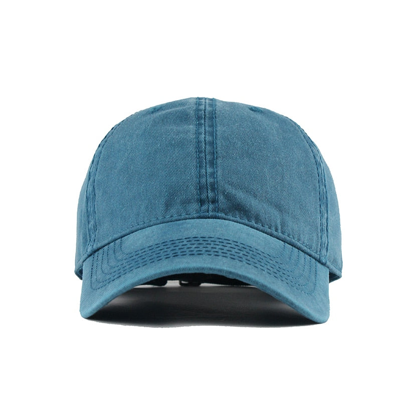 Vintage Blue Denim Adjustable Keps