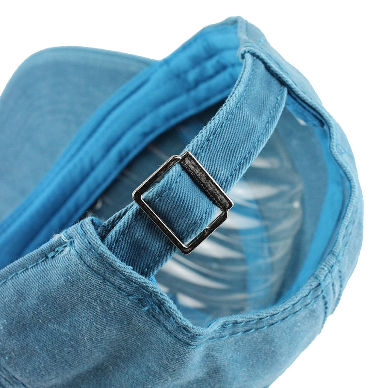 Vintage Blue Denim Adjustable Keps