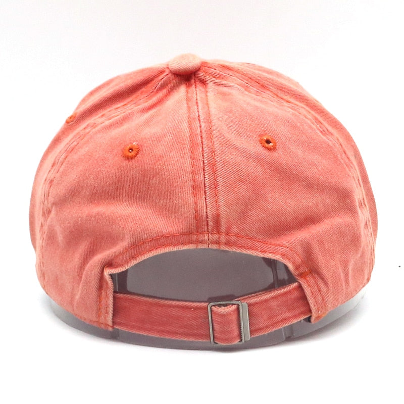 Bad Hair Day Orange Washed Adjustable