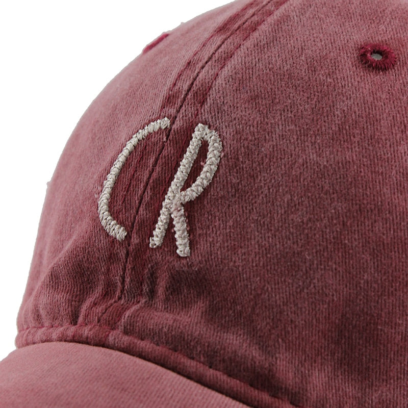 C R Mesh Trashed Röd Adjustable