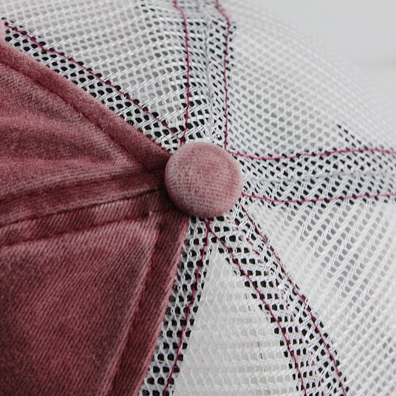 C R Mesh Trashed Röd Adjustable