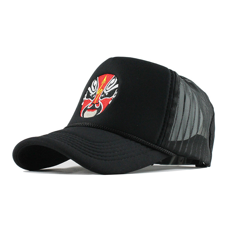 Mexican Wrestler Mesh Svart Trucker Keps