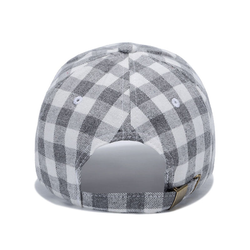 Lumberjack Flannel Vit Adjustable Keps