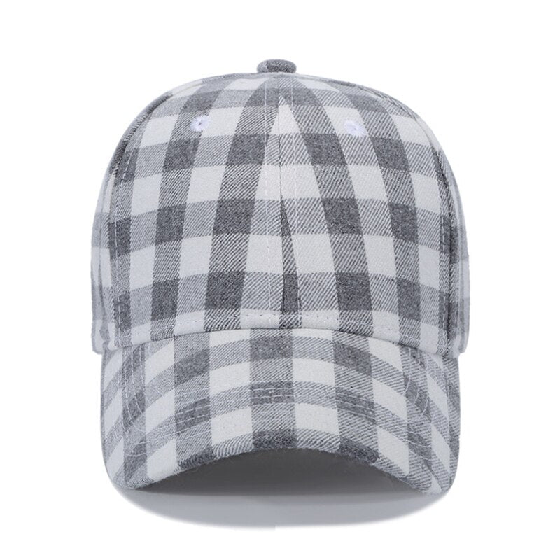 Lumberjack Flannel Vit Adjustable Keps