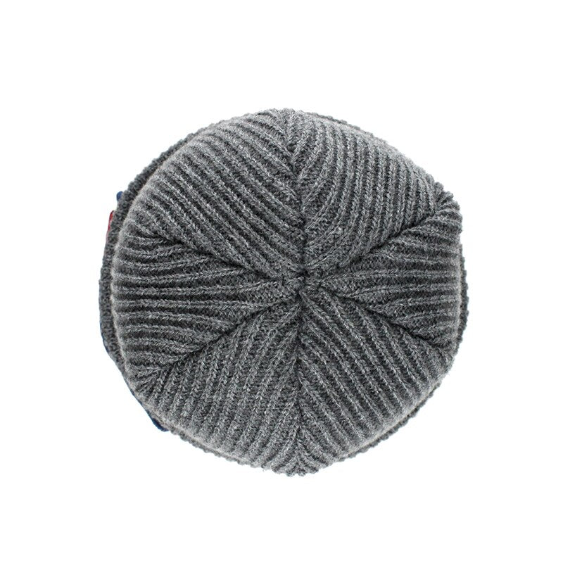 Western Vintage Grå Uppvikt Mössa