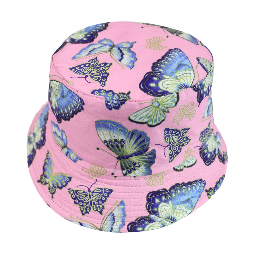 Blue Butterflies Foldable Rosa Bucket