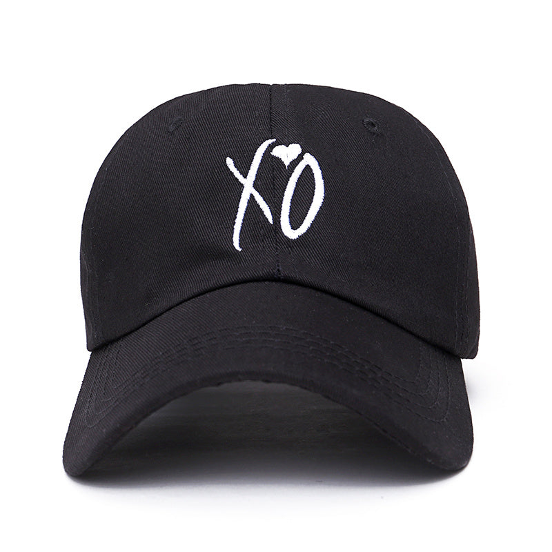 XO Svart Adjustable Dad Hat