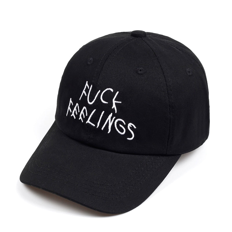 FUCK FEELINGS Dad Hat