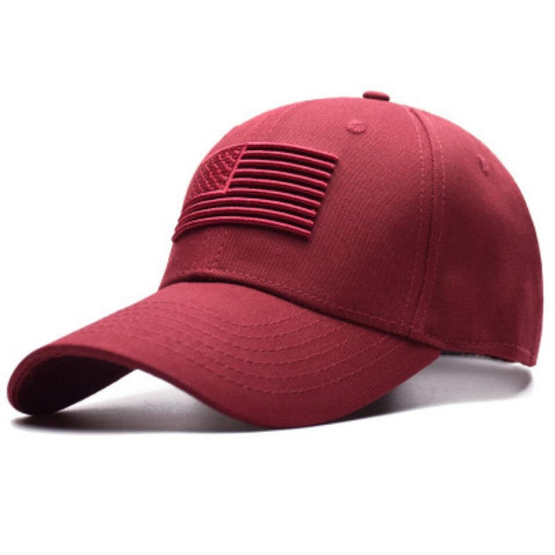 USA Flag Outline Röd Adjustable