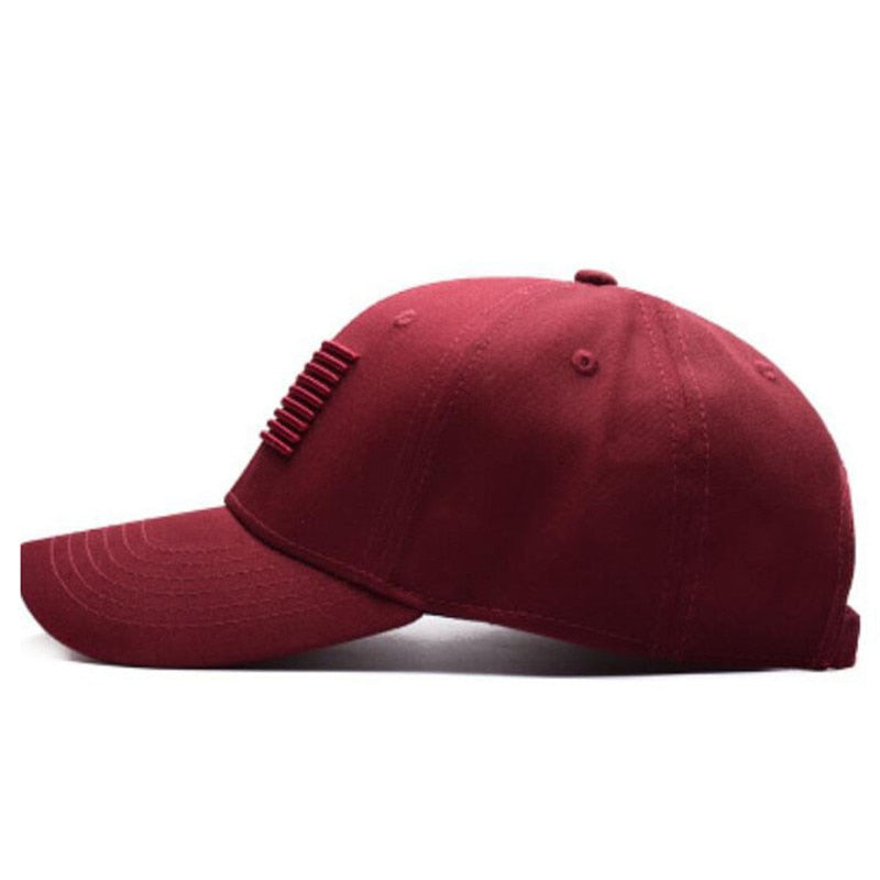 USA Flag Outline Röd Adjustable