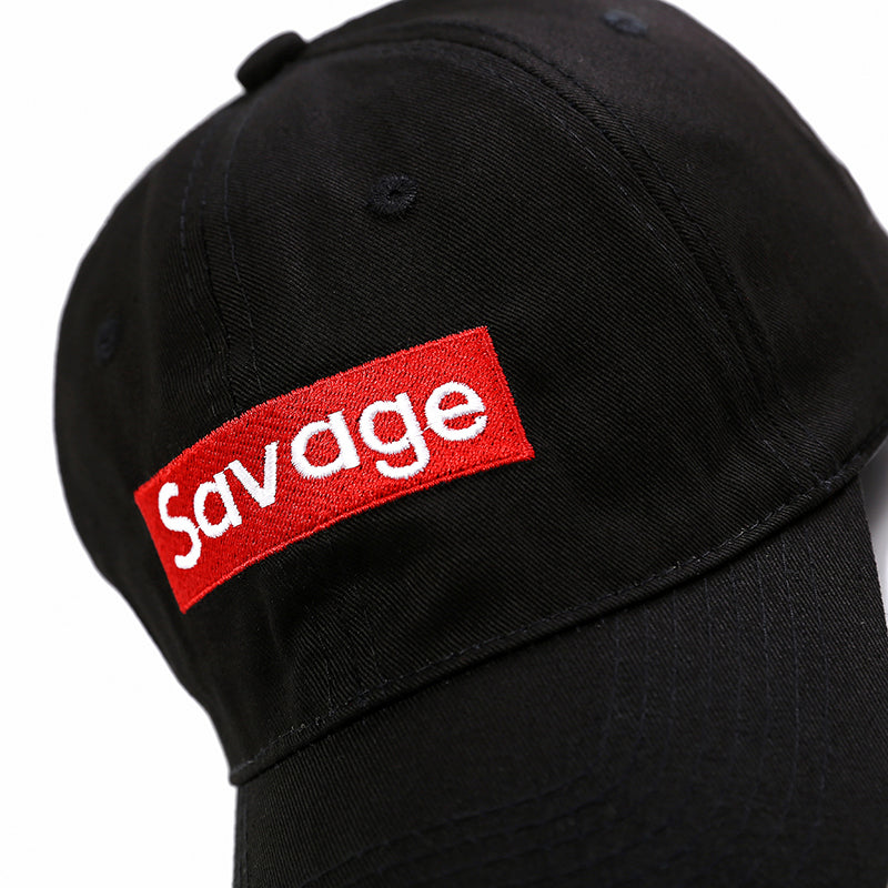 Savage Svart Dad Hat