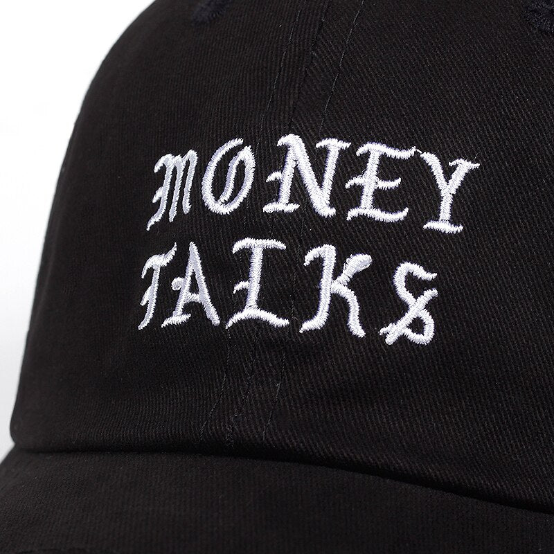 Money Talks Svart Dad Hat
