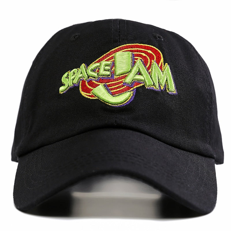 Svart Dad Hat Space Jam