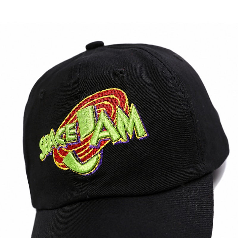 Svart Dad Hat Space Jam