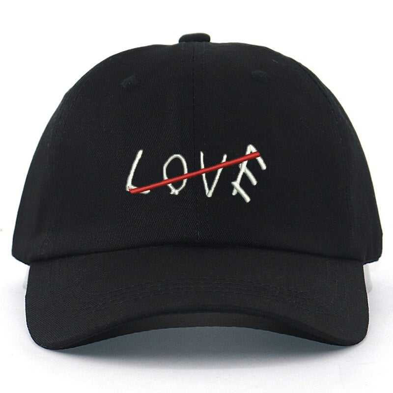Fake Love Svart Dad Hat