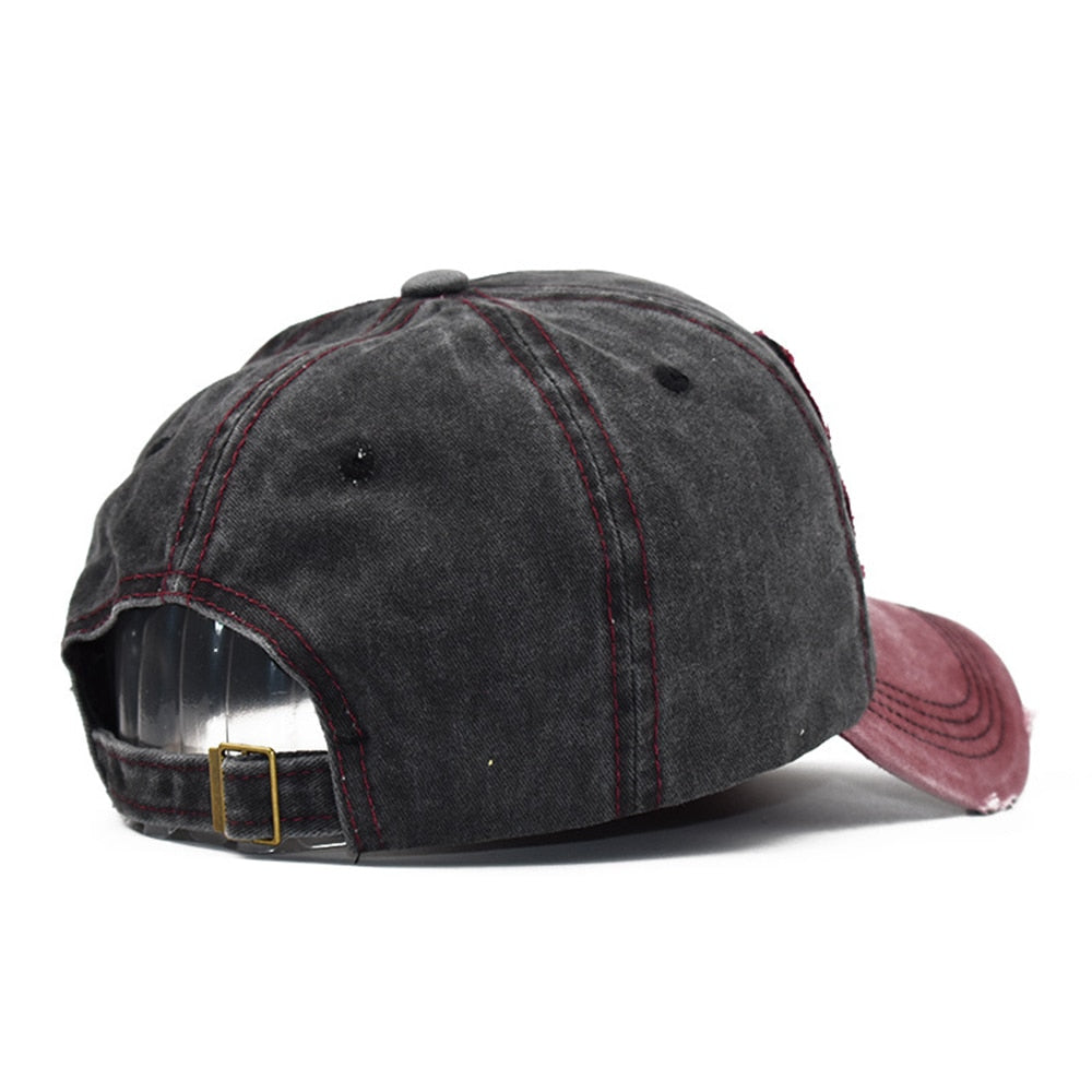 Rock Trashed Grå Justerbar Keps