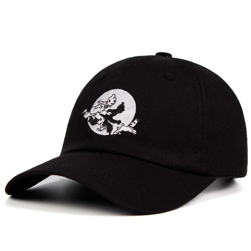TinTin & Milou Svart Dad Hat