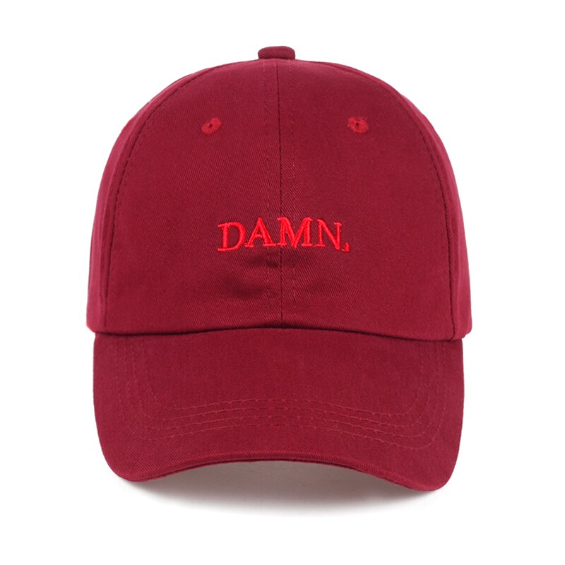 DAMN Letters Röd Dad Hat