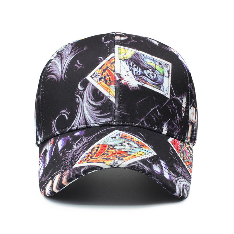 Skeleton Cards Svart Adjustable Keps