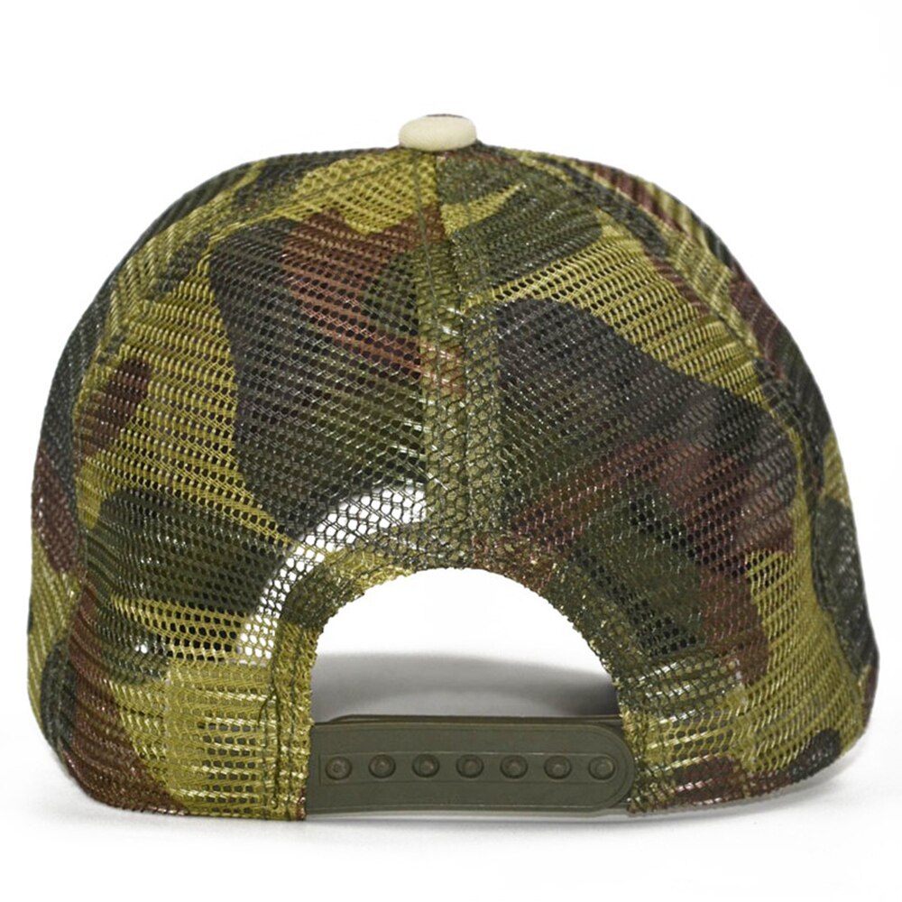 Grön kamouflagefärgad keps för herr