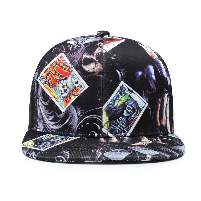 Skeleton Cards Svart Snapback