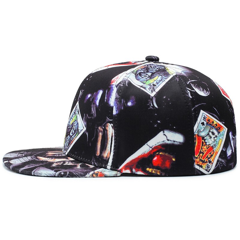 Skeleton Cards Svart Snapback