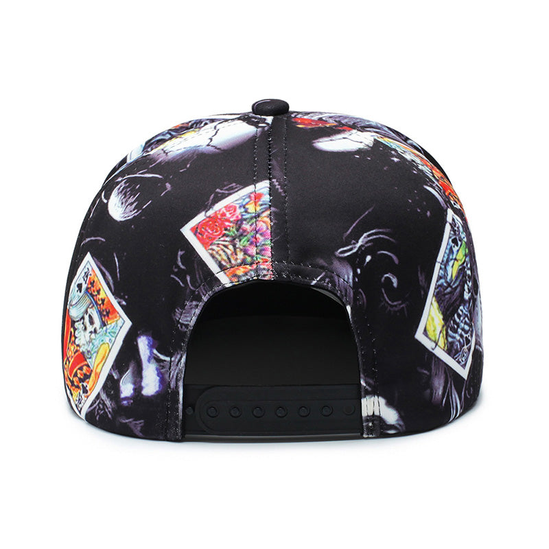 Skeleton Cards Svart Snapback
