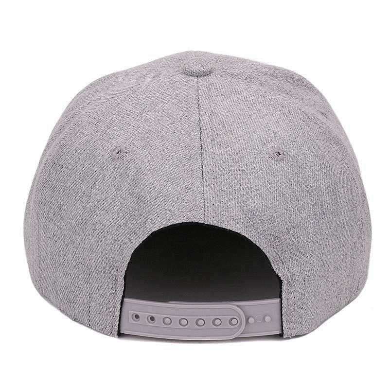 Cannabis Leaf Patch Grå Snapback