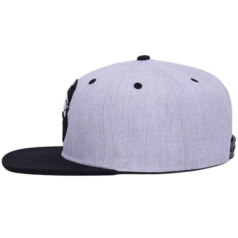 Vintage Beard Grå Snapback Keps