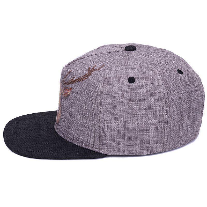 Swedish Deer Vintage Grå Snapback Keps