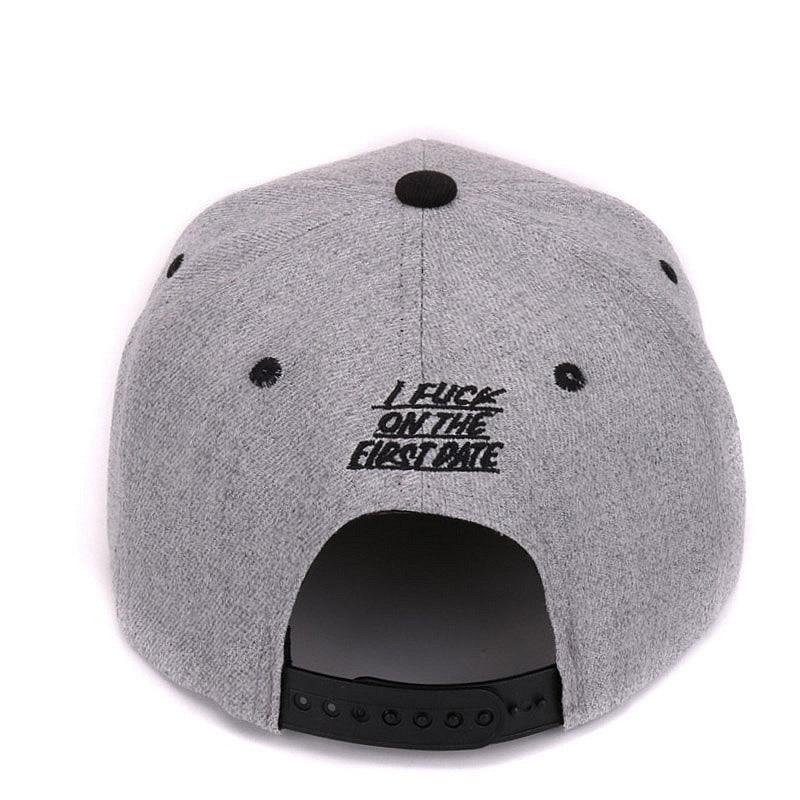 F*ck On The First Date Grå Snapback