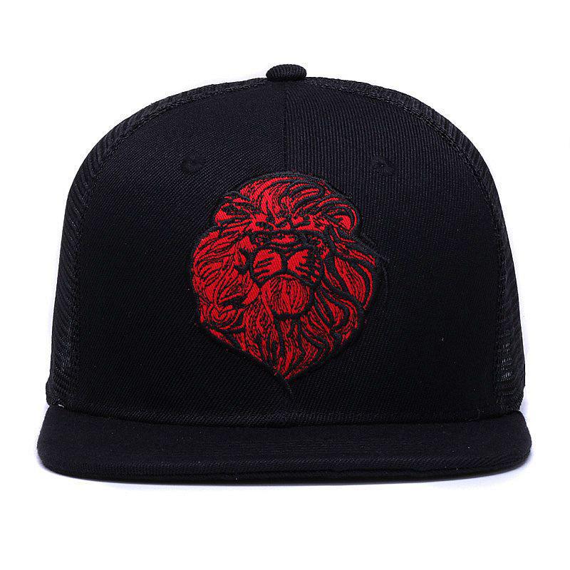 Panthera Leo Svart Mesh Snapback