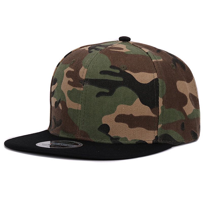 Camouflage snapback fashion hat