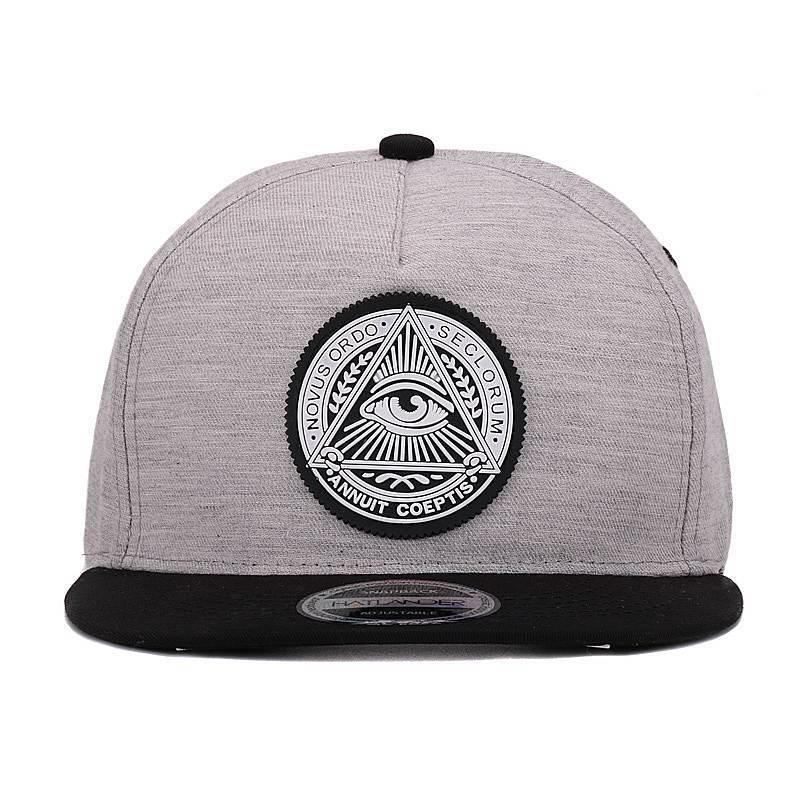 Illuminati Eye Grå Snapback
