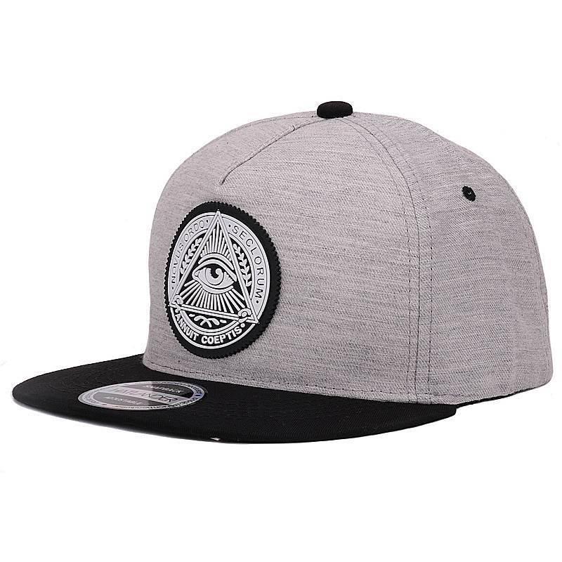 Illuminati Eye Grå Snapback