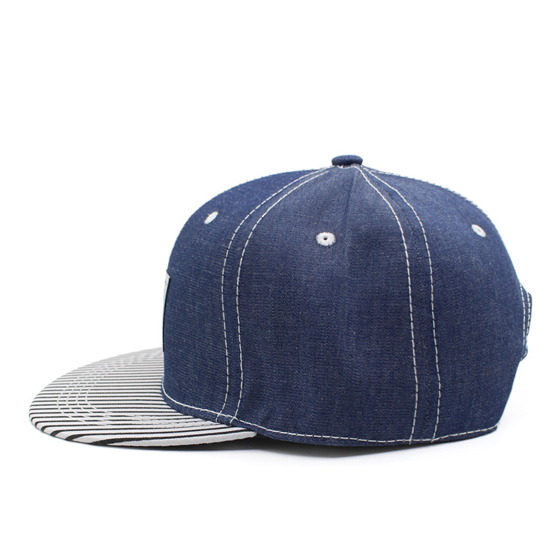 US Naval Denim Blå Snapback