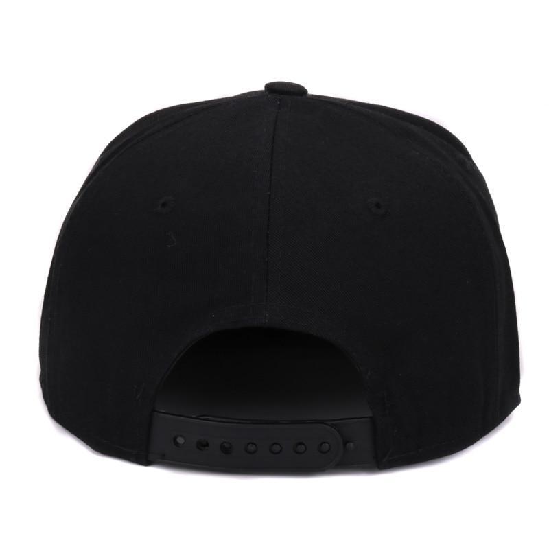 Indian Skull Chief Svart Snapback