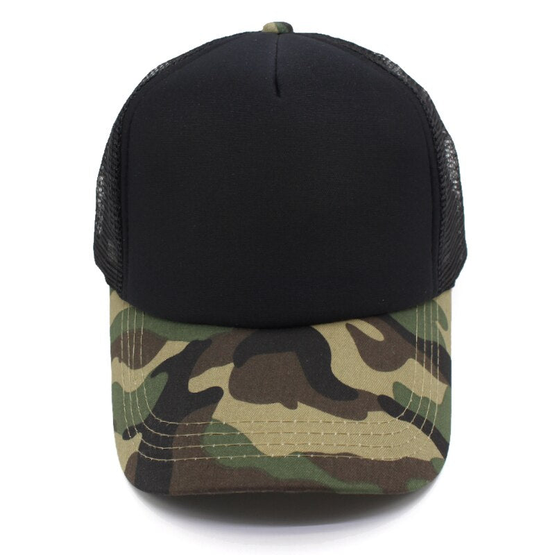 Camo Brim Mesh Trucker Keps