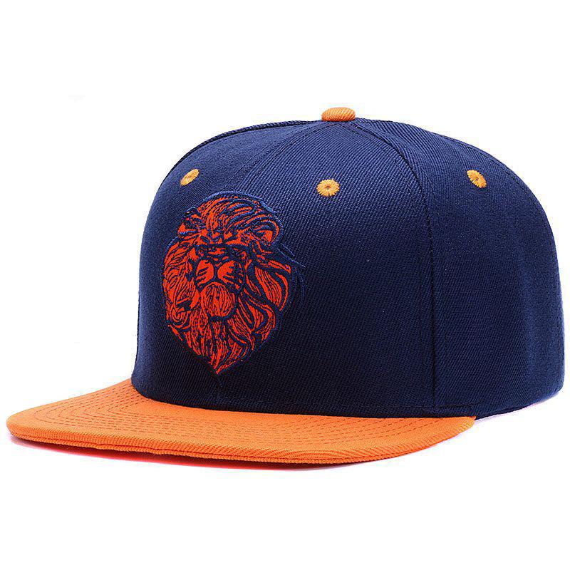 Panthera Leo Navy/Orange Snapback