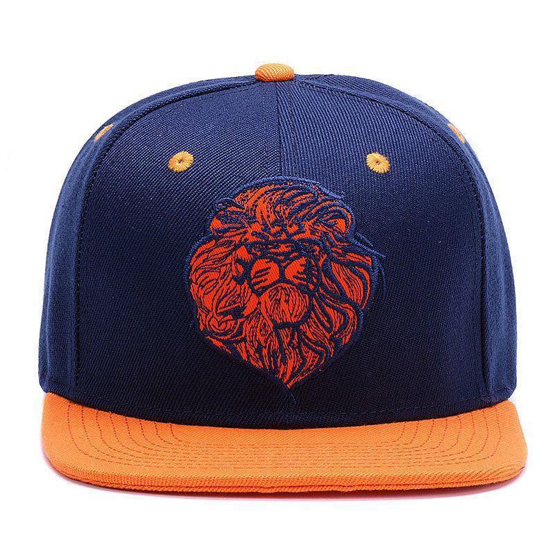 Panthera Leo Navy/Orange Snapback