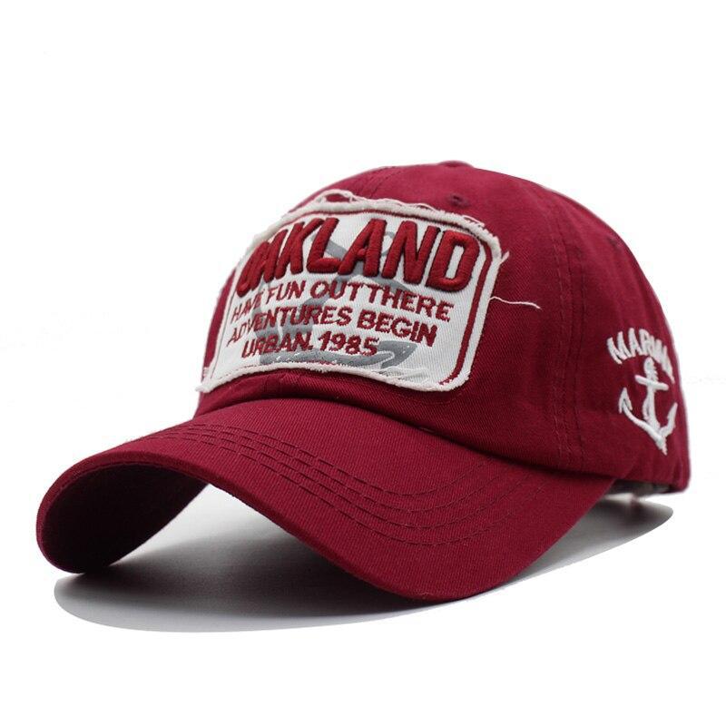 Oakland Marine Vintage Röd Adjustable