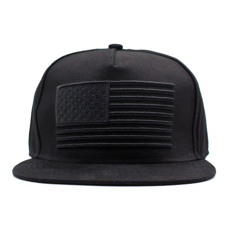Svart Snapback Herr
