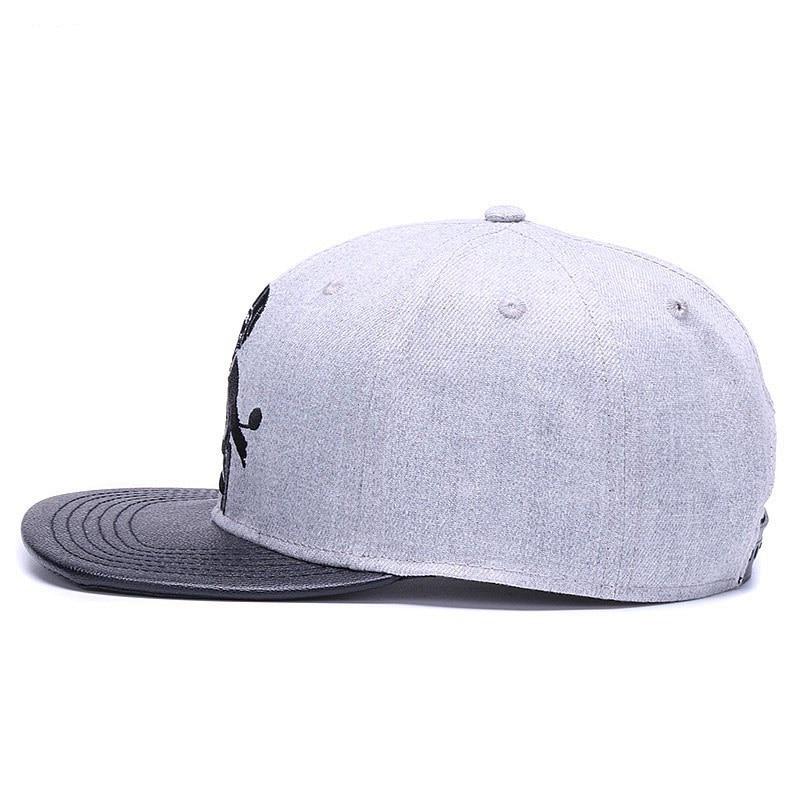 Skeleton Rider Grå Snapback