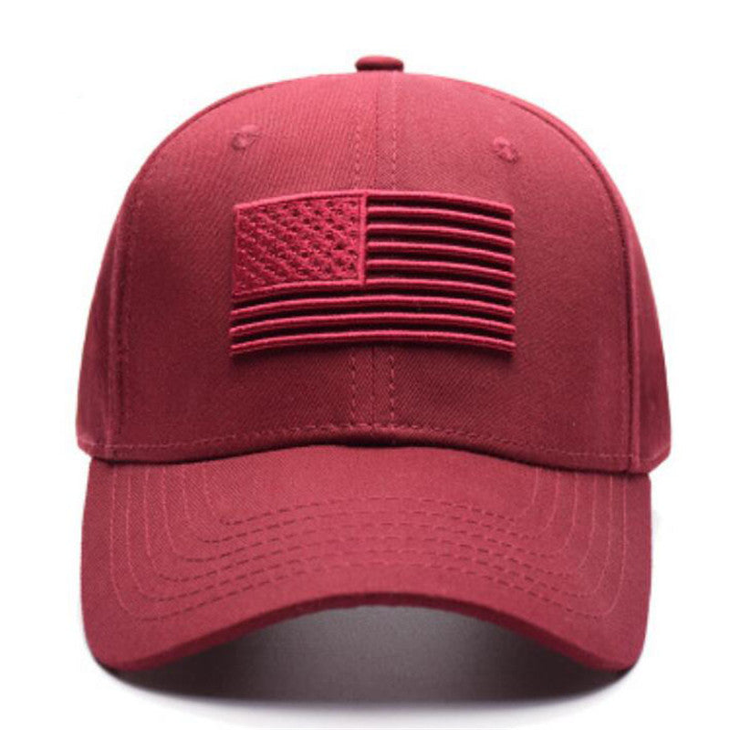 USA Flag Outline Röd Adjustable