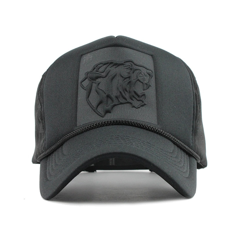 Black Tiger Mesh Svart Trucker Keps