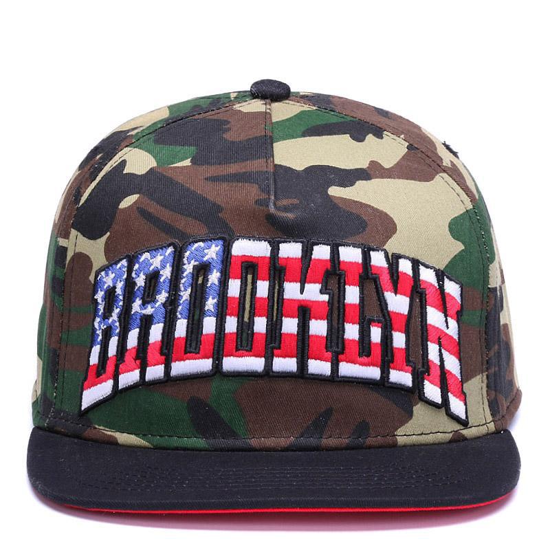 Brooklyn Flag Camo Snapback