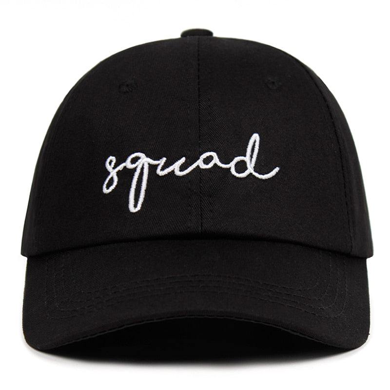 Squad Svart Adjustable Dad Hat