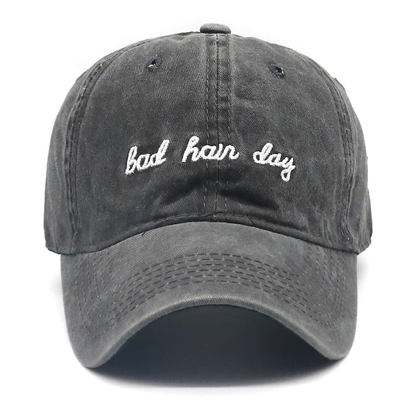 Bad Hair Day Grå Washed Adjustable