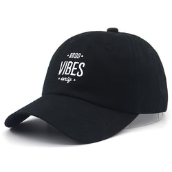 Good Vibes Only Svart Dad Hat
